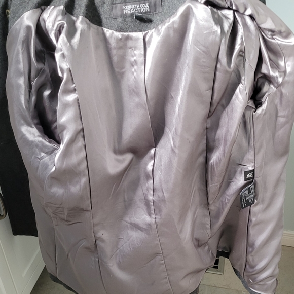 Kenneth Cole Reaction  double-breasted wool  coat - Picture 3 of 3